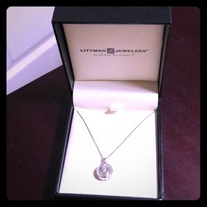 NWT “One Love” Diamond Pendant Littman Jewelers